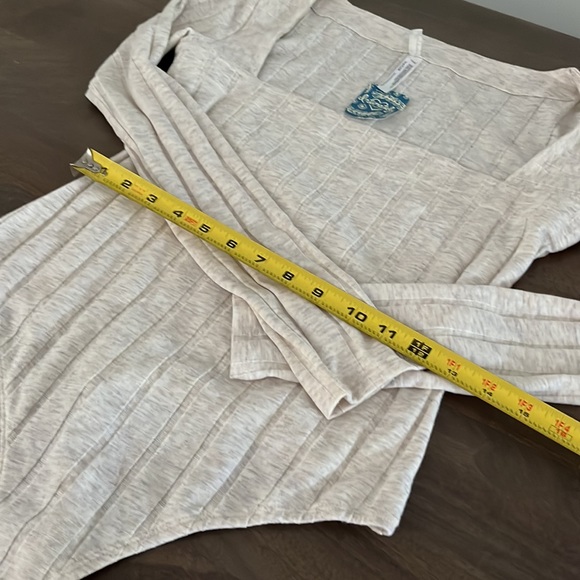 Free People Intimately Oatmeal Heather Bodysuit Sz M NWT - Picture 6 of 10